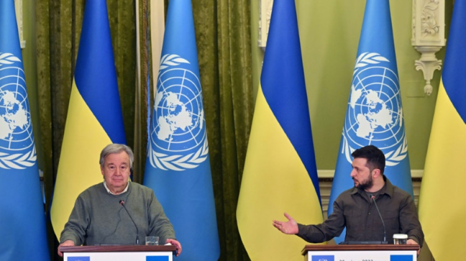 Moskau bestätigt Angriff auf Kiew während Besuchs von UN-Chef Guterres