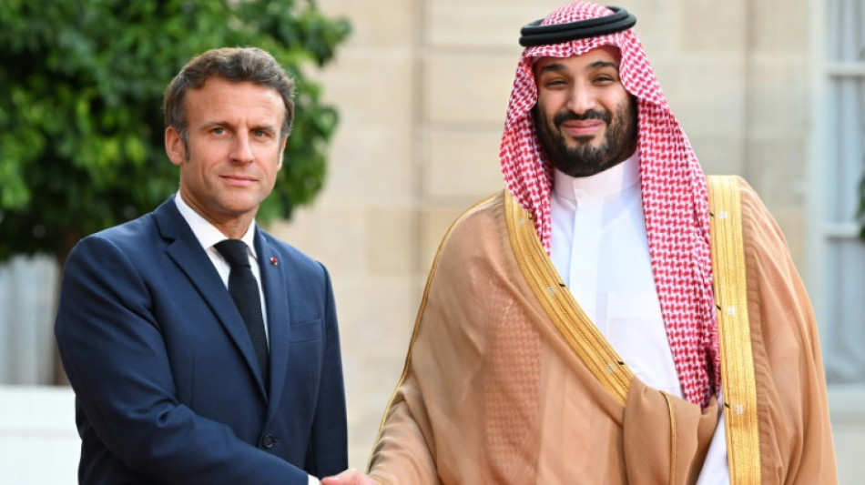 Tête à tête à l'Elysée entre Macron et le prince héritier saoudien