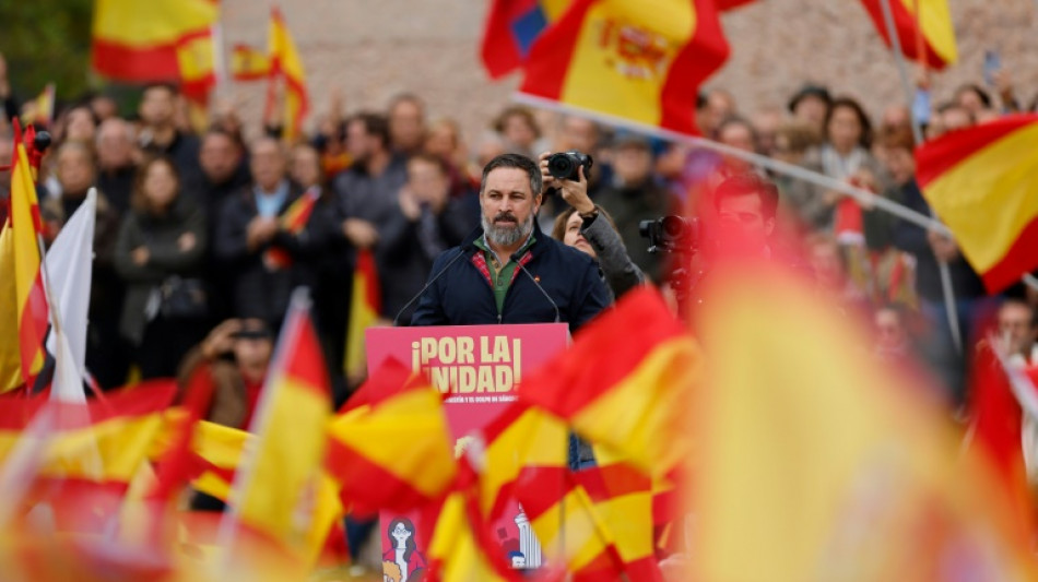 Miles se manifiestan en España contra posible amnistía a independentistas catalanes