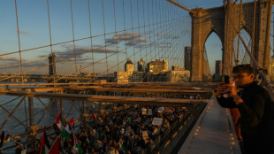 Miles de manifestantes propalestinos en Nueva York