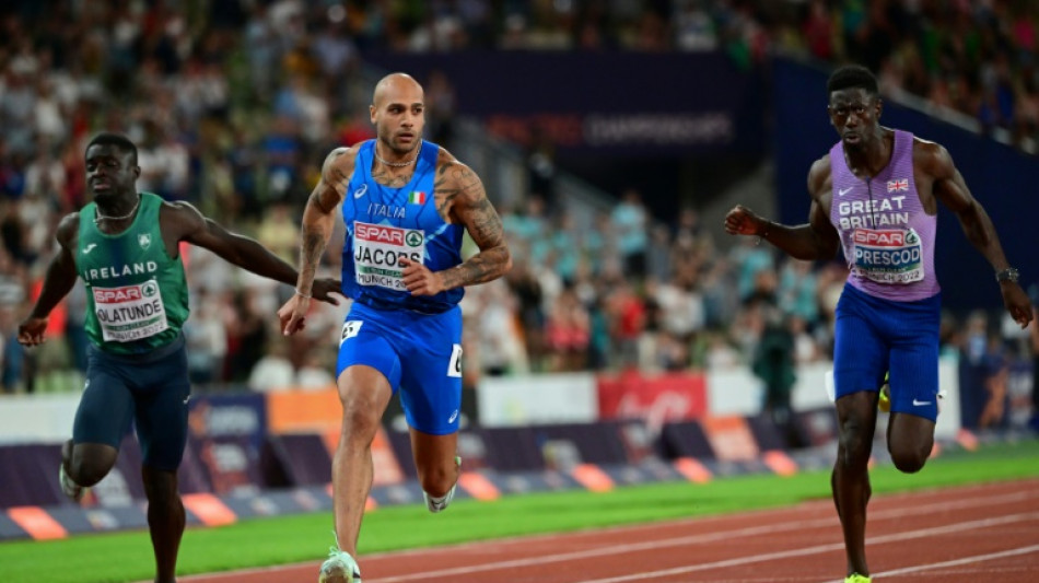 Athlétisme: Une semaine de repos pour Jacobs, touché au mollet gauche