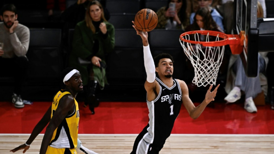 NBA: A Paris, la victoire Wembanyama