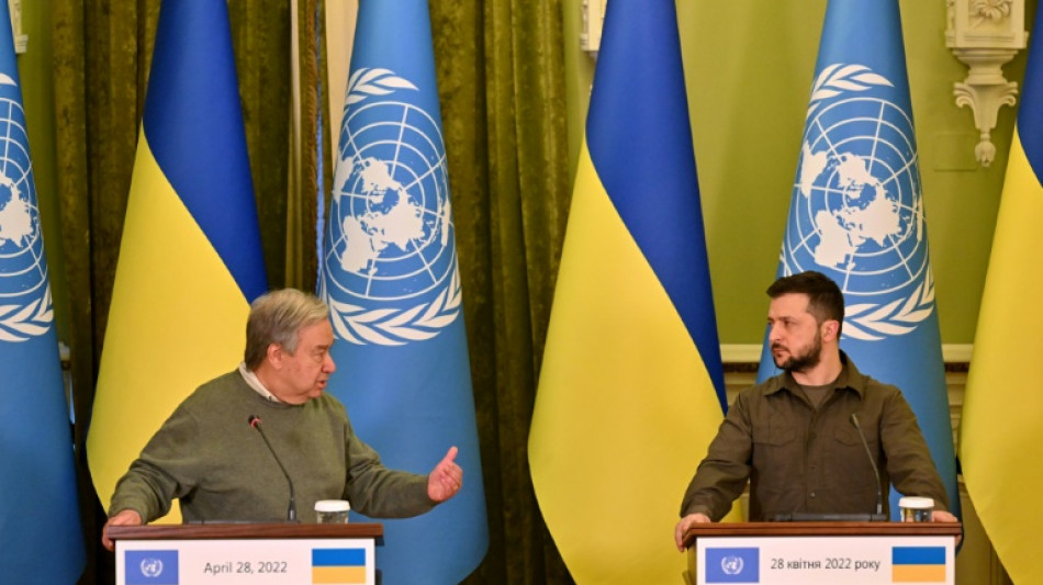 Kiew während Besuchs von UN-Generalsekretär Guterres unter Raketenbeschuss 