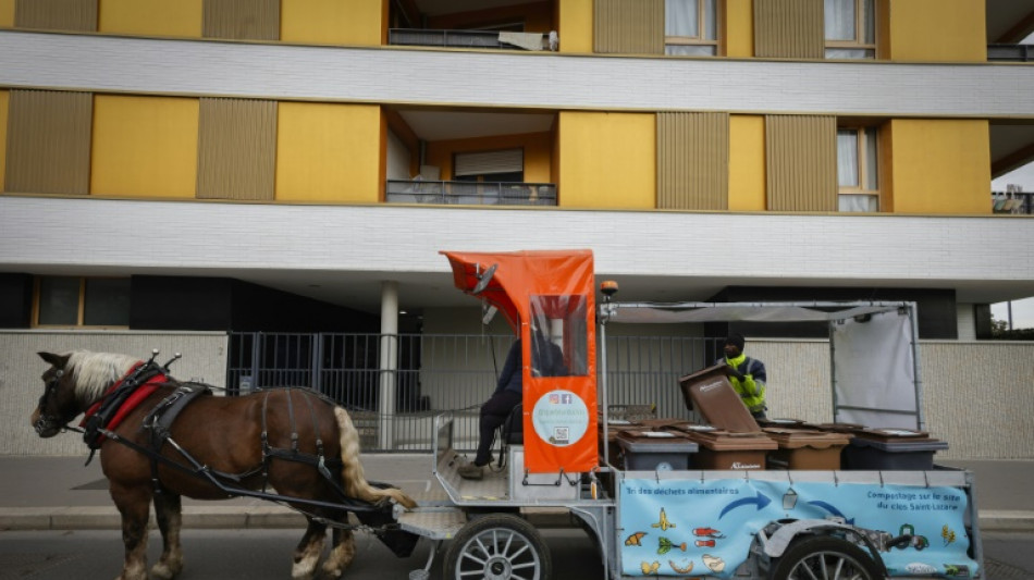 A Stains, un cheval-éboueur pour sensibiliser au tri des déchets