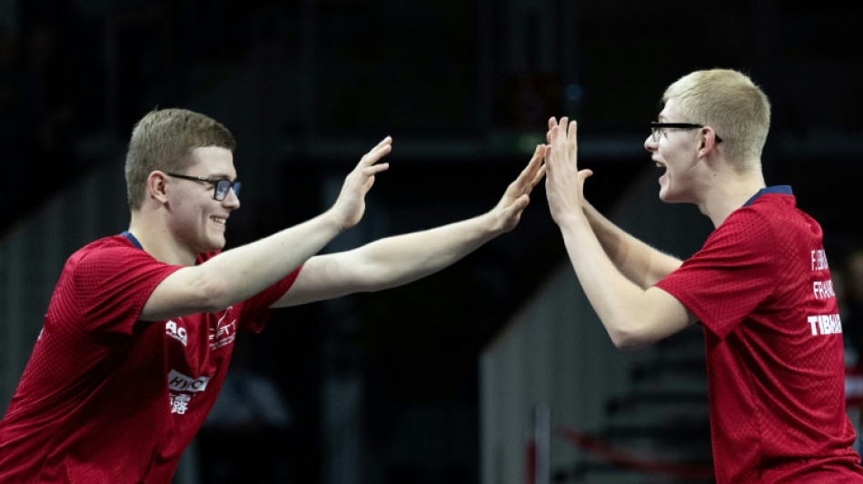 Tennis de table: le toit de l'Europe puis la muraille de Chine pour les Lebrun ?