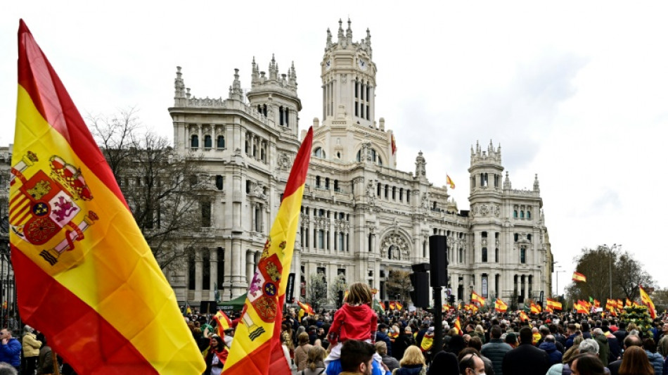 Espagne: des milliers de manifestants contre la vie chère à l'appel de l'extrême droite