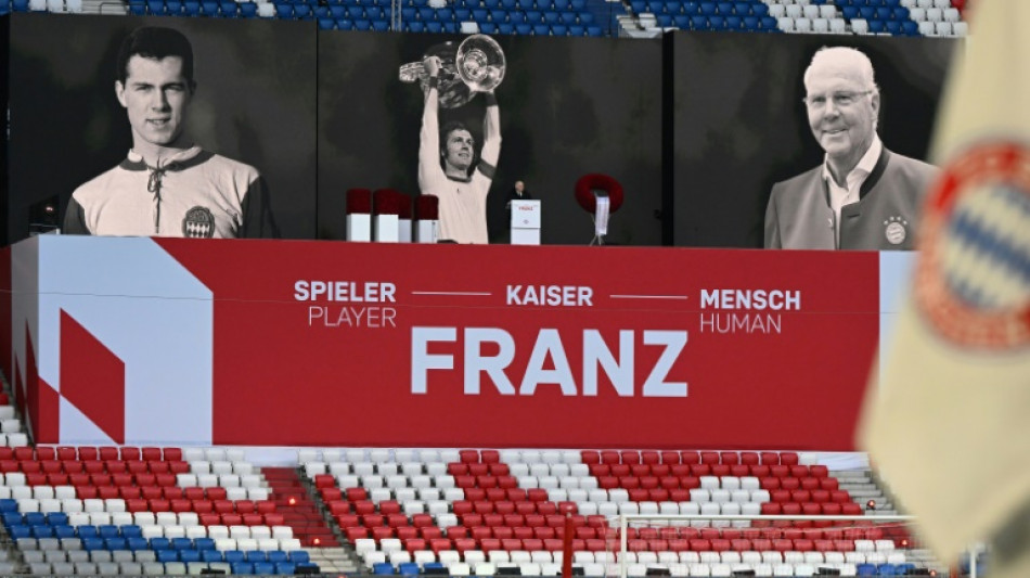 "Danke Kaiser", el Allianz Arena tributa su último adiós a Beckenbauer