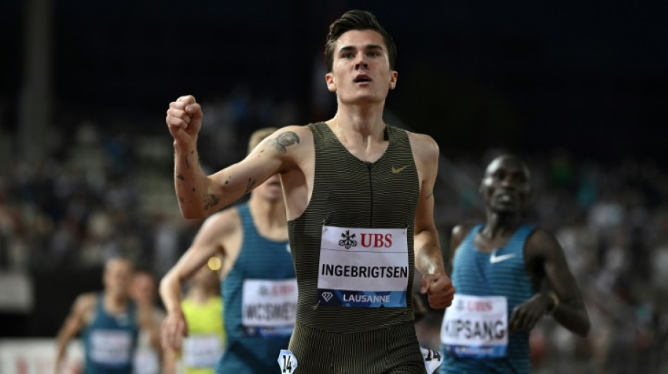 Athlétisme: MPM du 1.500 m pour Ingebrigtsen à Lausanne