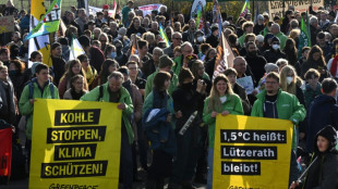 Activistas del clima acampan en árboles para protestar contra una mina en Alemania