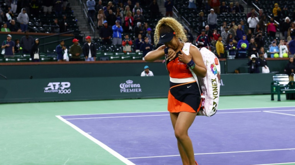 Indian Wells: Naomi Osaka de nouveau en détresse