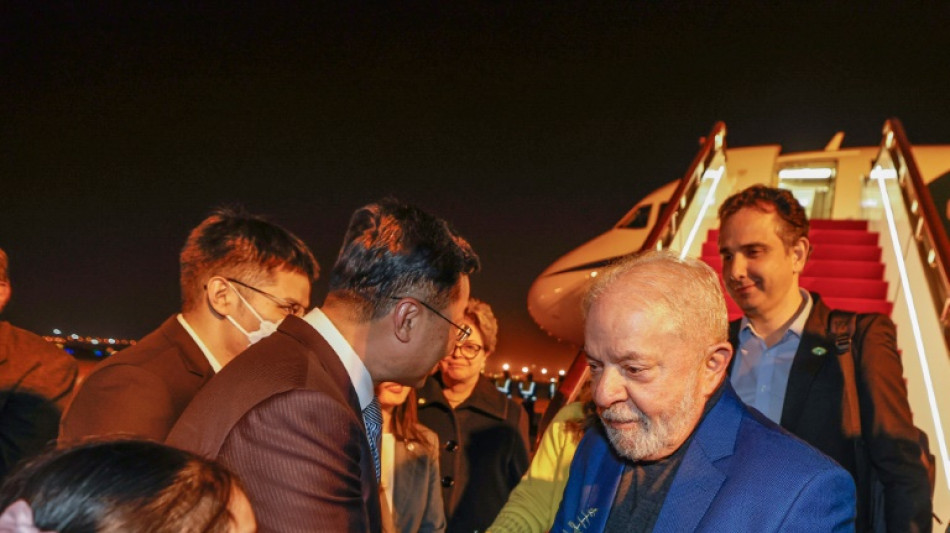 Le président brésilien Lula a atterri à Shanghai