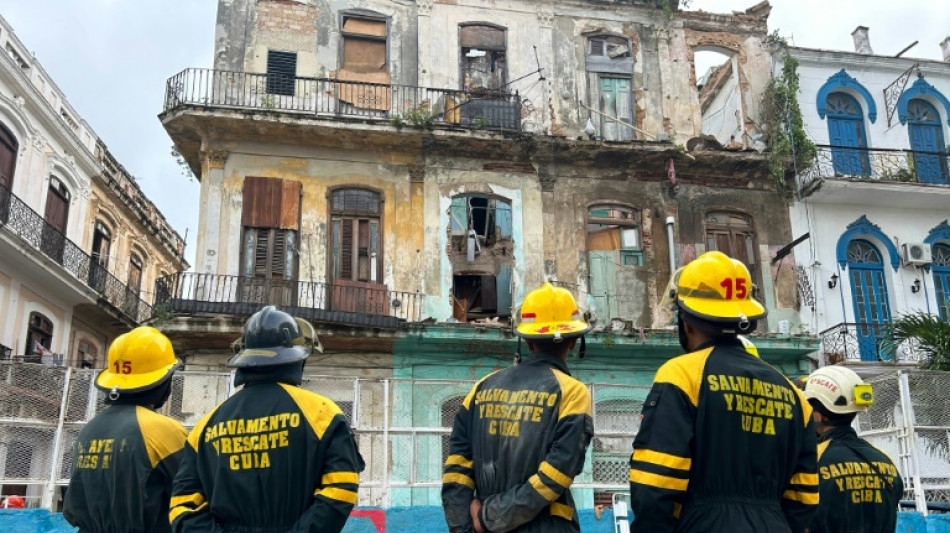 Cuba: un mort, deux disparus dans l'effondrement d'un immeuble à La Havane