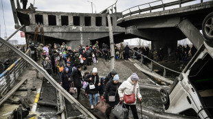 No safe corridor, just a plank for those fleeing to Kyiv