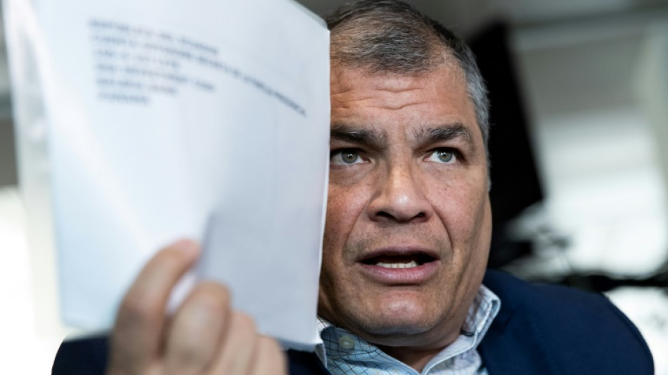 Ecuador ex-president Correa says Belgian asylum attests to innocence