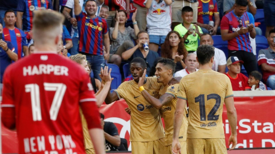 Amical: le Barça trop fort pour les New York Red Bulls grâce à Dembélé et Depay