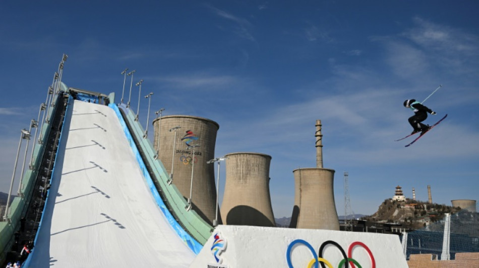 JO-2022: du ski et du snowboard dans une friche industrielle, l'étonnant décor des JO de Pékin 