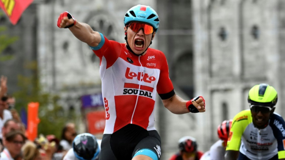 Cyclisme: De Lie gagne la 3e étape du Tour de Wallonie, Stannard reste leader