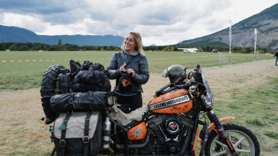 "Miss M": bikeuse, aventurière et sensation du Festival Femmes et Moto