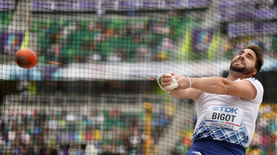 Mondiaux d'athlétisme: Bigot reste à quai au marteau, Warholm rassure