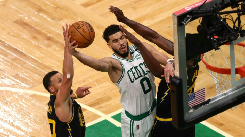 Tatum, Brown spark Celtics over Warriors for NBA Finals lead