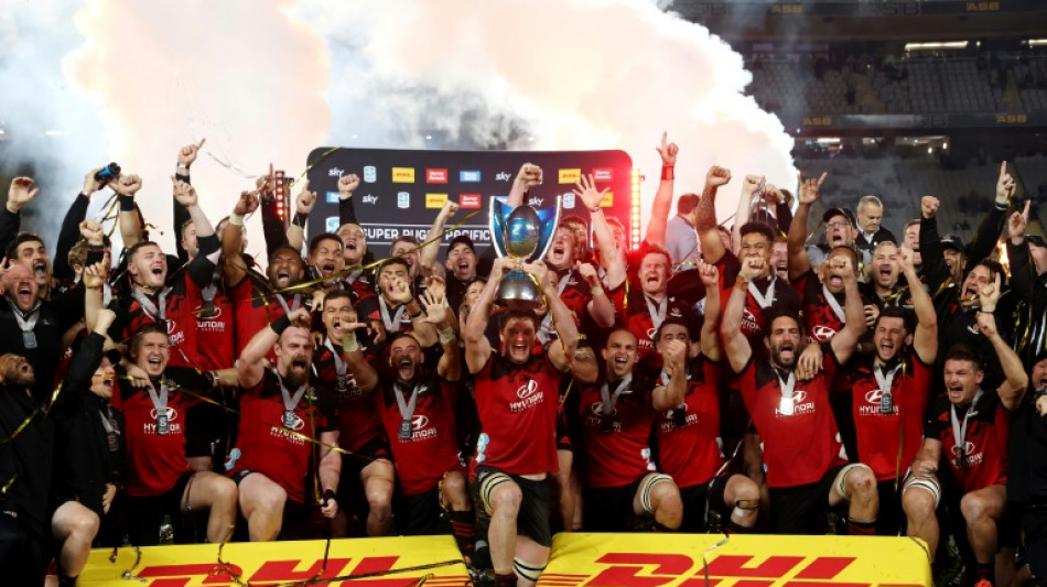 Super Rugby: les Crusaders remportent leur 13e titre