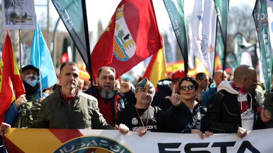 Polizisten demonstrieren in Madrid gegen Reform von "Knebelgesetz"