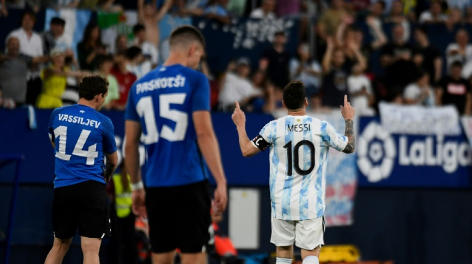 Messi conjures up five-timer in Estonia friendly