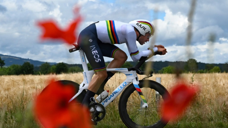 'Top Ganna' beats Van Aert in Dauphine time-trial