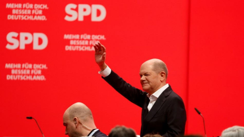 SPD-Parteitag bestätigt Scholz fast einmütig als Kanzlerkandidaten