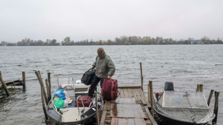 Familias separadas por el río Dniéper en la región ucraniana de Jersón