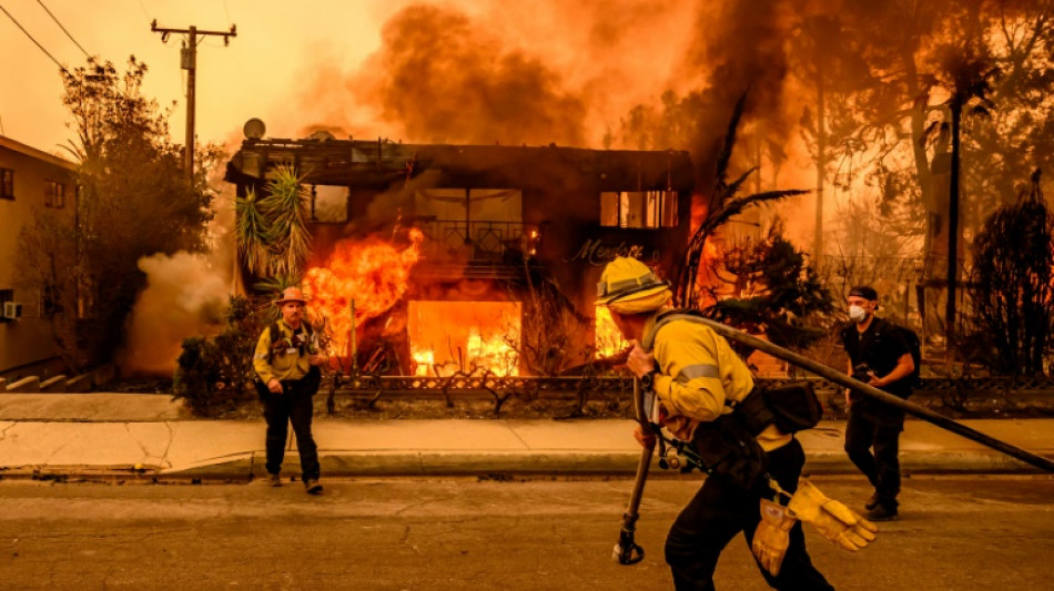 Los Angeles fires rage on as National Guard called in 