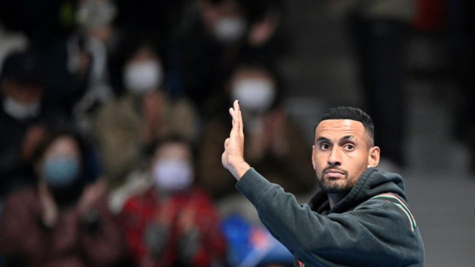 ATP: touché à un genou, Kyrgios se retire du tournoi de Tokyo 