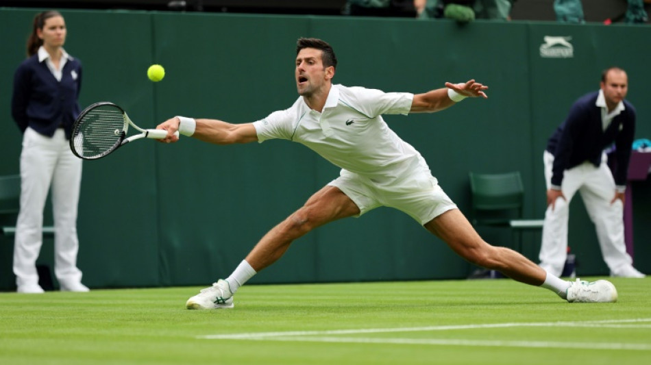 Djokovic racks up 80th Wimbledon win as Alcaraz fights back