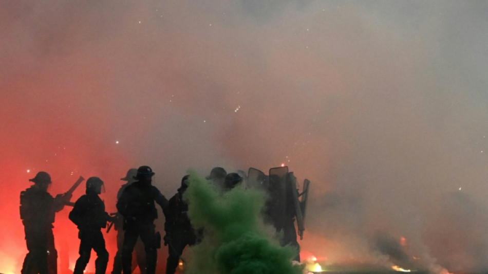 Riot police clash with fans as Saint-Etienne relegated from Ligue 1