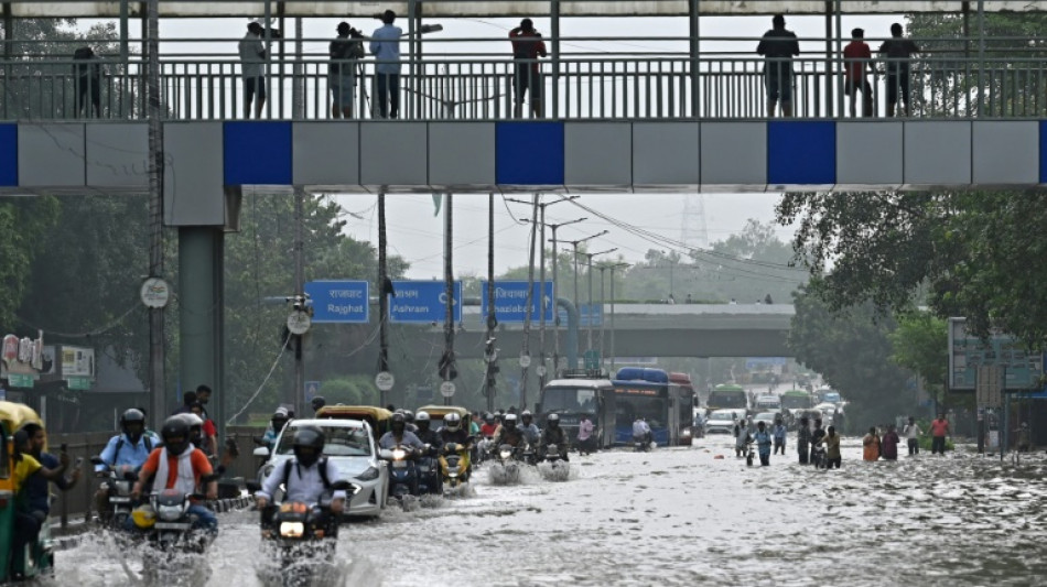 Inde: la rivière à Delhi atteint un niveau record à cause de la mousson