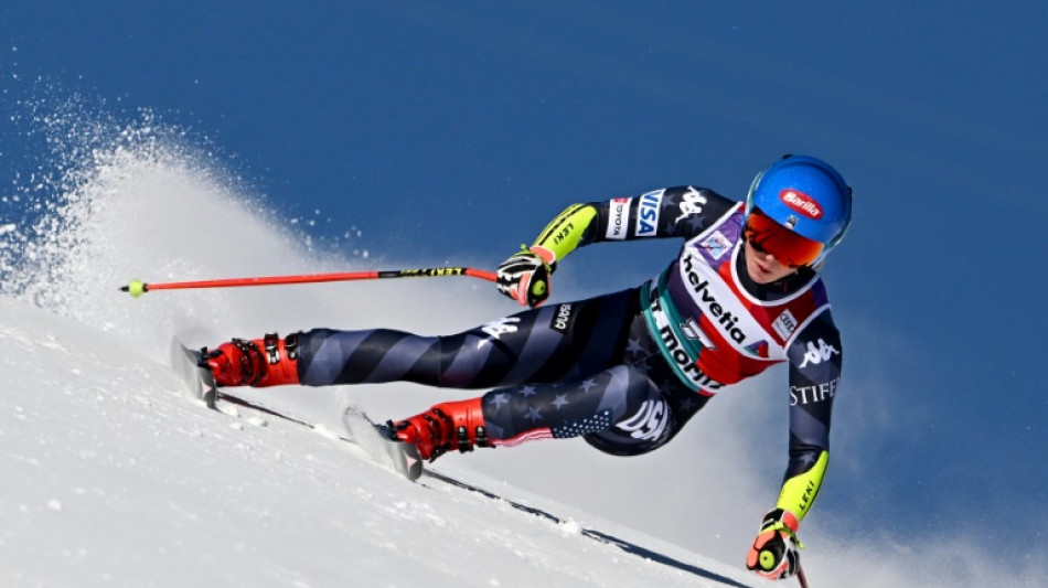 Ski alpin: l'Américaine Shiffrin gagne le super-G de Saint-Moritz, sa 77e victoire en Coupe du monde