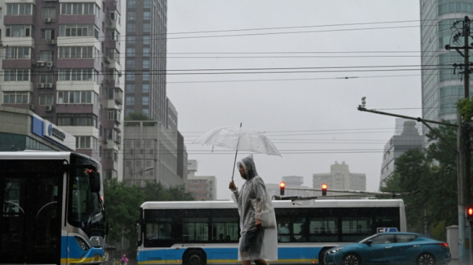 Raging storm batters northern China