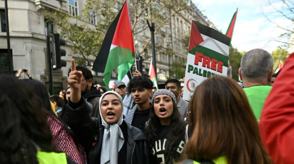 Thousands march for Palestinians ahead of Oct 7 anniversary