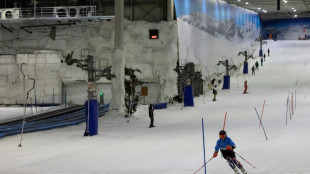 Skiing in a Madrid shopping centre when it's 34C outside