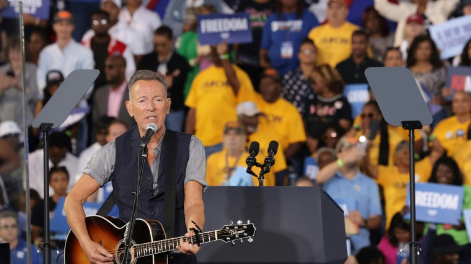 Springsteen, at Harris rally, warns of 'American tyrant' Trump