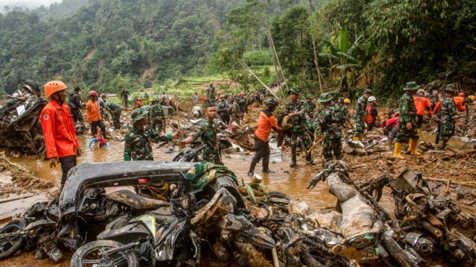 Indonesia landslide death toll rises to 25