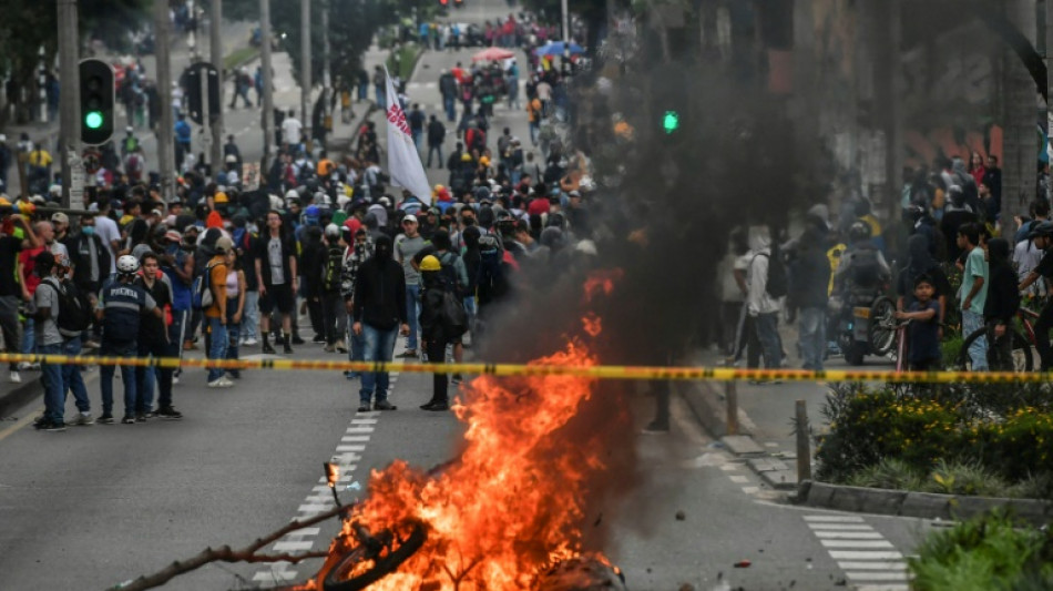 Colombian protesters clash with police on anniversary of unrest