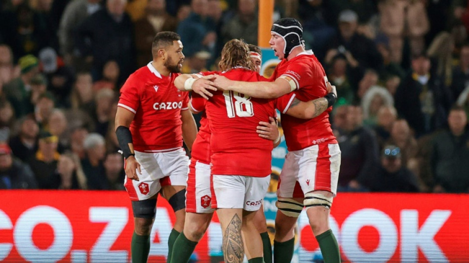 Rugby: victoire historique du pays de Galles contre les Springboks en Afrique du Sud