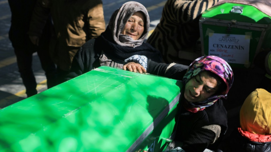 Funerales colectivos para las víctimas del sismo en Gaziantep, en el sureste de Turquía