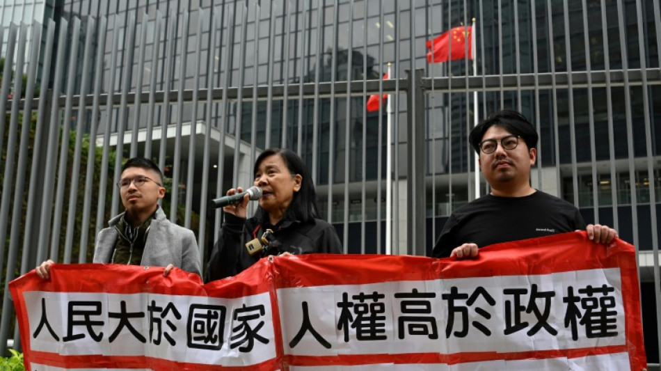 Inusual protesta en Hong Kong contra nueva ley de seguridad nacional