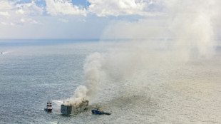 Un cargo transportant des voitures  en feu au large des Pays-Bas