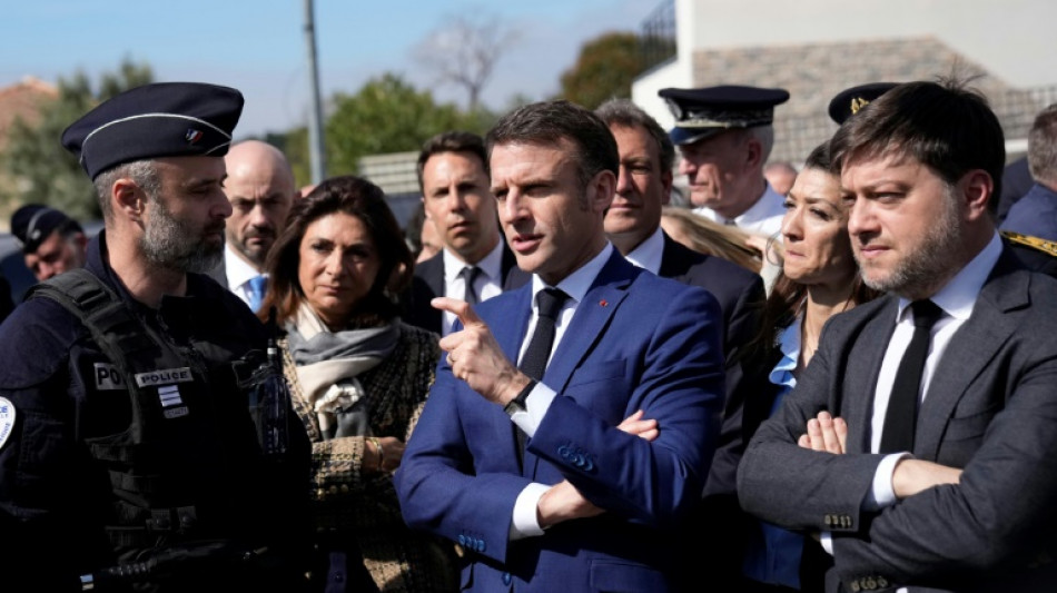 Macron à Marseille pour lancer une "opération sans précédent" contre le trafic de drogue 