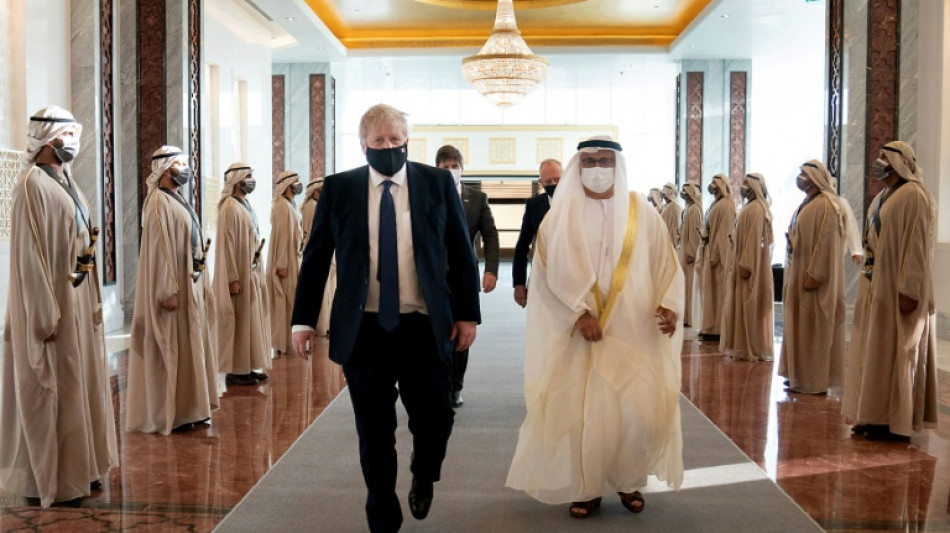 British PM meets Saudi, UAE leaders as war roils oil prices