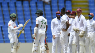 Mayer, Roach strike as West Indies close in on victory