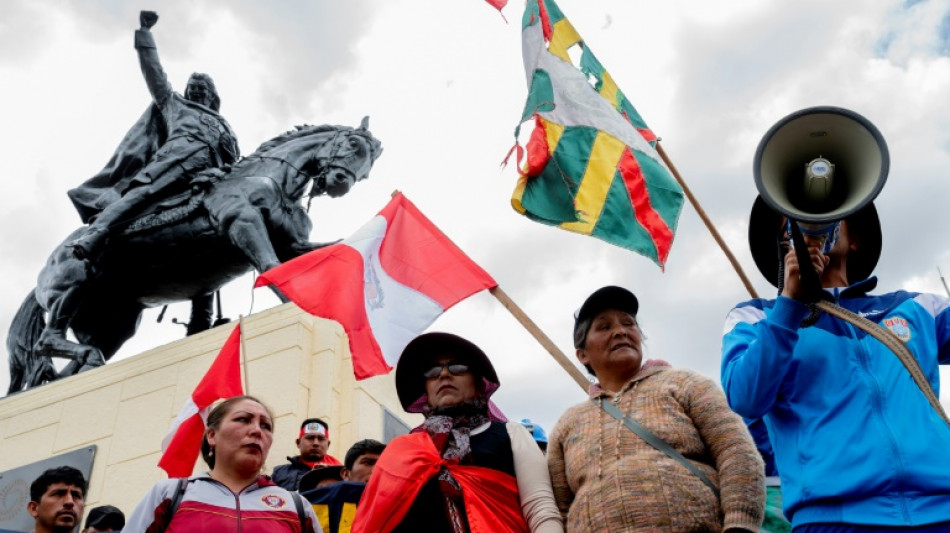 La plaza Tupac Amaru en Cusco, punto neurálgico de la movilización contra el poder en Perú